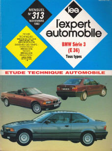 Etude Technique Automobile BMW SERIE 3 (E36) - BERLINE, COUPE, CABRIOLET | LEA313 |