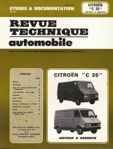 Etudes et Documentation CITROEN C35 ESSENCE | CIP3472 |