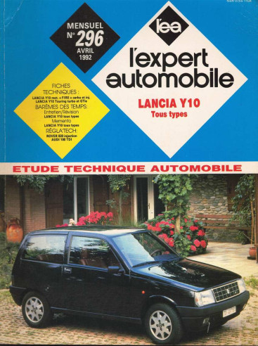 Etude Technique Automobile LANCIA Y10 - TOUS TYPES | LEA96 |