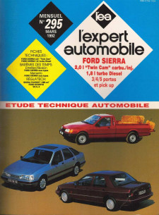 Etude Technique Automobile FORD SIERRA 2.0 ESSENCE et 1.8 TD - 1992 | LEA295 |