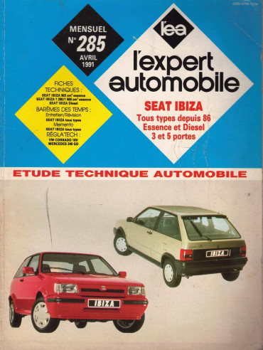 Etude Technique Automobile SEAT IBIZA ESSENCE et DIESEL - 3 et 5 PORTES | LEA285 |