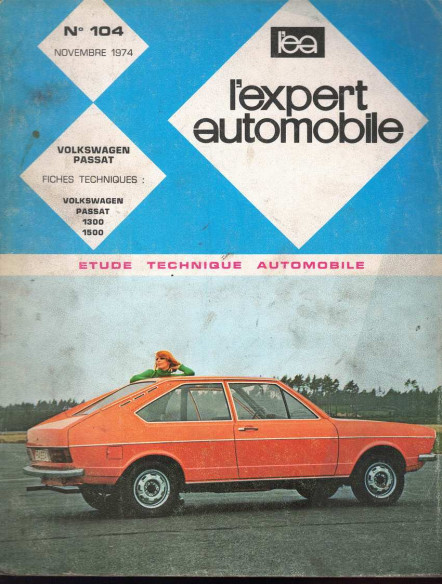 Etude Technique Automobile VOLKSWAGEN PASSAT- N/L, S/LS et TS | LEA104 |