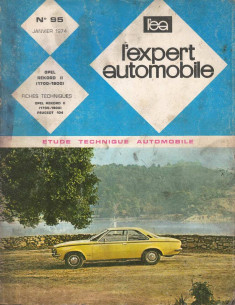 Etude Technique Automobile OPEL REKORD 2 - 1700 et 1900 | LEA095 |