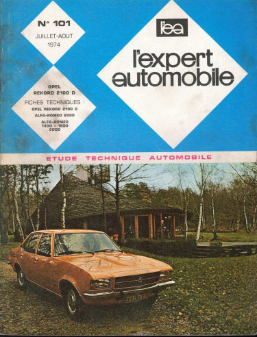 Etude Technique Automobile OPEL REKORD 2100 D - BERLINE et BREAK | LEA101 |