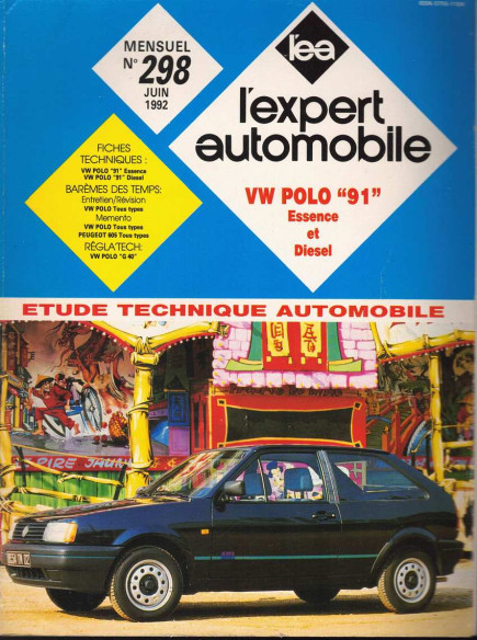 Etude Technique Automobile VOLKSWAGEN POLO 91 - ESSENCE ET DIESEL | LEA298 |