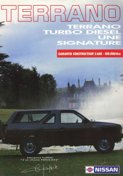 Catalogue NISSAN TERRANO 2.7 TD (Français) | NIS42 - Ref: X6PTERRANTD |