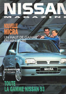 Lot Magazine NISSAN MICRA et PRAIRIE (Français) | NIS43 - Ref: LOTNISSAN |