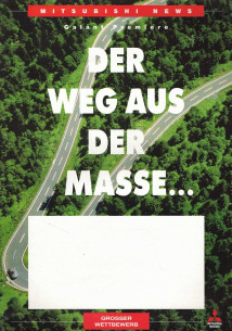 Catalogue MITSUBISHI Gamme 1993 (1993) Allemand | MITSU12 - Ref: DER WEG |