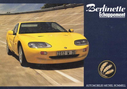 Brochure MICHEL HOMMELL - BERLINETTE 155ch (Français) | Ref: BERLINETTE |