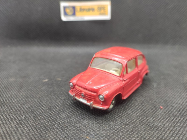 FIAT 600 ROUGE - DINKY TOYS FR - N° 520 - 1/43 | Fiat 600 Rouge - 520 |