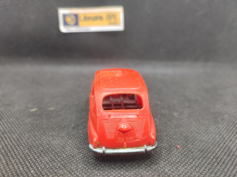 FIAT 600 ROUGE - NOREV - N° 61 - 1/43 | Fiat 600 Rouge - 61 |