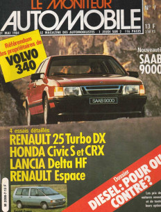 Moniteur automobile RENAULT 25 DX - HONDA CIVIC S et CRX - LANCIA DELTA HF - RENAULT ESPACE N°07 | Moniteur N°07 |