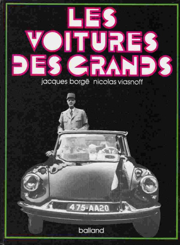 Les Voitures des Grands De Jacques Borgé | 9782715801240 |