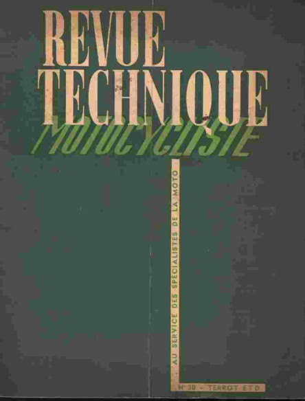 TERROT 125CC TYPE ETD - ETUDE DE LA MOTORETTE | RTM030 |
