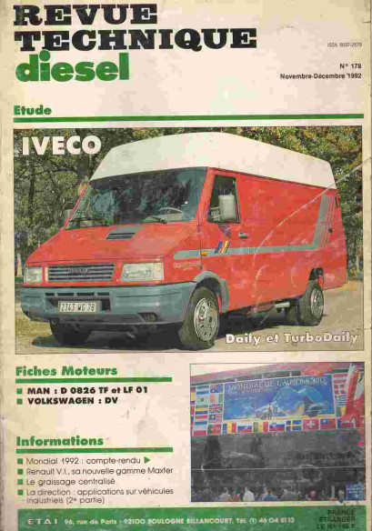 Revue technique Iveco Daily et Turbo Daily | RTD178 |