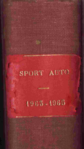 Collection SPORT AUTO 1963 à 1965 | SPORT AUTO 63-65 |