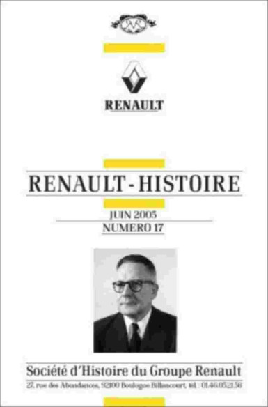 Renault Histoire N°17 - Aout 2005 (déboires américains de la Dauphine) | Renault Histoire N°17 |