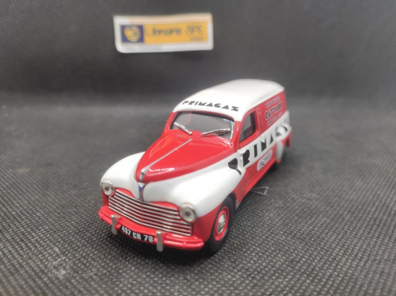 PEUGEOT 203 FOURGONNETTE TOLEE C5 PRIMAGAZ 1958 - NOREV - 1/43 | Peugeot 203 Fourgonnette Tolée C5 Primagaz de 1958 |