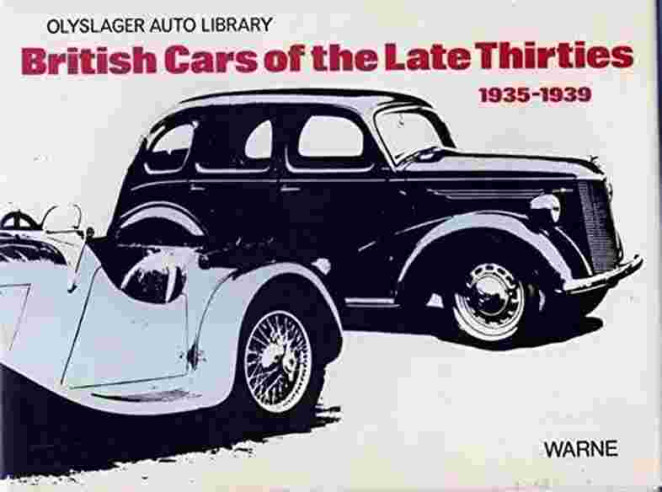 British Cars of the Late Thirties 1935-1939 | 9780723217121 |
