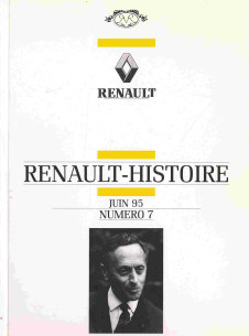 Revues Renault Histoire N°7 - 1995 | Renault Histoire N°7 |