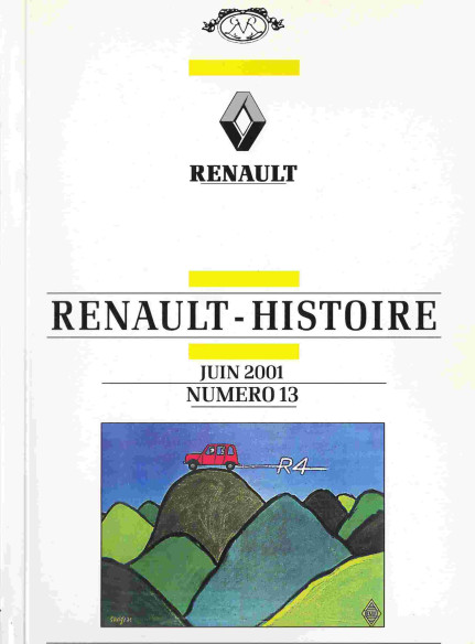 Revues Renault Histoire N°13 - 2001 | Renault Histoire N°13 |