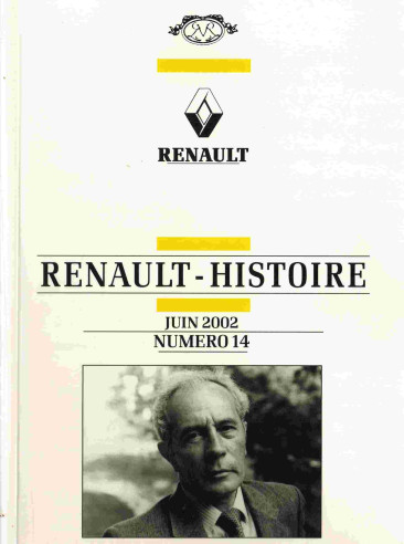 Revues Renault Histoire N°14 - 2002 | Renault Histoire N°14 |