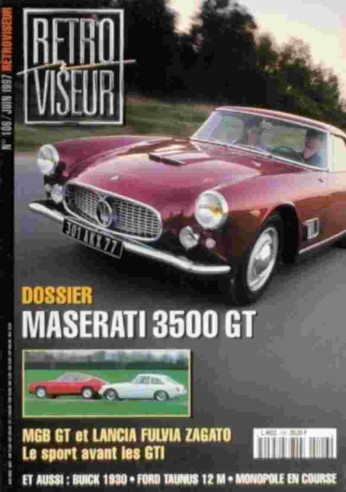Rétroviseur n°106 - Dossier MASERATI 3500 GT | Rétroviseur n°106 |