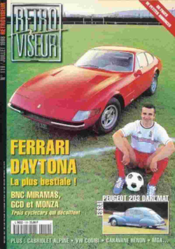 Rétroviseur n°119 - Dossier SIMONE Johnny FERRARI Daytona | Rétroviseur n°119 |