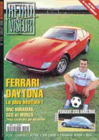Rétroviseur n°119 - Dossier SIMONE Johnny FERRARI Daytona | Rétroviseur n°119 |