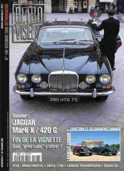 Rétroviseur n°148 - Dossier JAGUAR Mark X et 420 G | Rétroviseur n°148 |