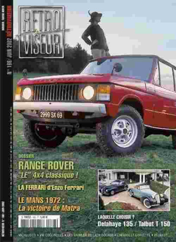 Rétroviseur n°166 - Dossier RANGE ROVER 1970-1996 | Rétroviseur n°166 |