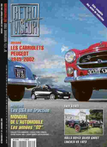 Rétroviseur n°171 - Dossier PEUGEOT Cabriolets 1945-2002 | Rétroviseur n°171 |
