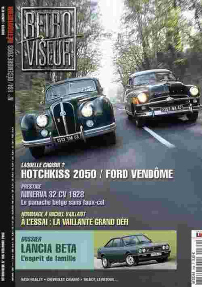 Rétroviseur n°184 - Dossier LANCIA Beta | Rétroviseur n°184 |