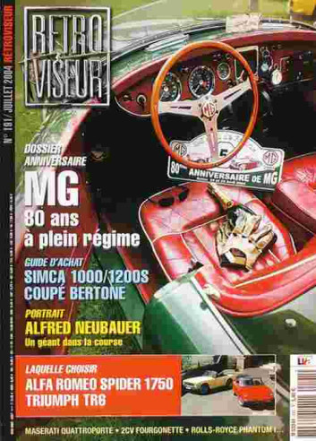 Rétroviseur n°191 - Dossier MG 1924-2004 | Rétroviseur n°191 |
