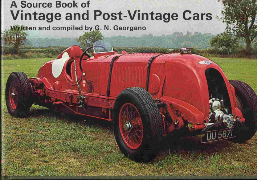 A Source Book of Vintage and Post-Vintage Cars De G.N. Georgano | 9780706318227 |