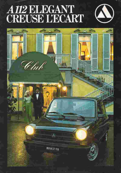 Brochure AUTOBIANCHI A112 ELEGANT | BIANCHI2 - ELEGANT |