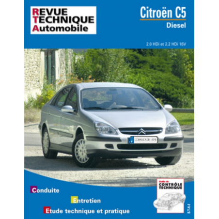 REVUE TECHNIQUE CITROEN C5 (2001 à 2004) - RTA 654 | RTA 654 - OCCASION |