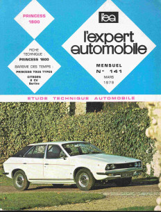 Etude Technique Automobile PRINCESS 1800 - 1978 | LEA141 |
