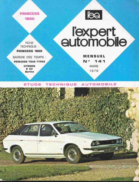 Etude Technique Automobile PRINCESS 1800 - 1978 | LEA141 |