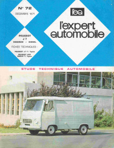 Etude Technique Automobile PEUGEOT J7 Essence et Diesel - 1971 | LEA72 |