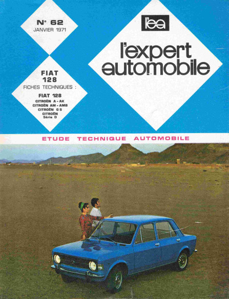 Etude Technique Automobile FIAT 128 - Berline 2 et 4 portes | LEA62 |
