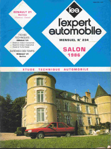 Etude Technique Automobile RENAULT 21 BERLINE - 1986 | LEA234 |