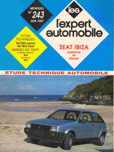 Etude Technique Automobile SEAT IBIZA ESSENCE et DIESEL - 1987 | LEA243 |