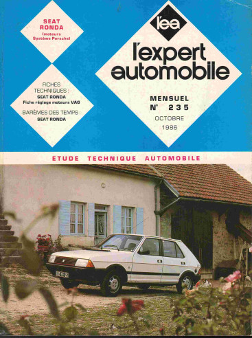 Etude Technique Automobile SEAT RONDA - 1986 | LEA235 |