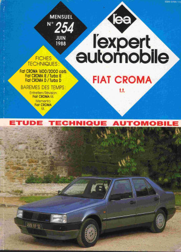 Etude Technique Automobile FIAT CROMA TOUS TYPES - 1988 | LEA254 |