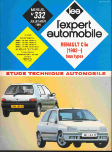 Etude Technique Automobile RENAULT CLIO depuis 1993 | LEA332 |