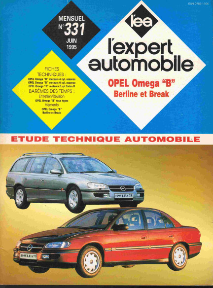 Etude Technique Automobile OPEL OMEGA B - 1995 | LEA331 |