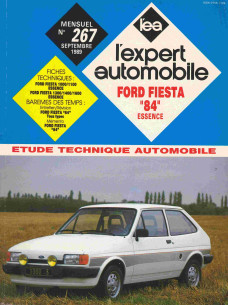 Etude Technique Automobile FORD FIESTA '84 ESSENCE (INCLUS XR2) - 1989 | LEA267 |