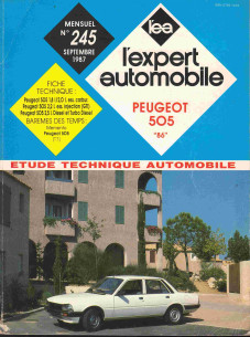 Etude Technique Automobile PEUGEOT 505 '86 - 1986 | LEA245 |