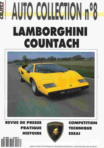 LAMBORGHINI COUNTACH - Magazine AUTO COLLECTION N°8 | AUTO COLLECTION N°08 |